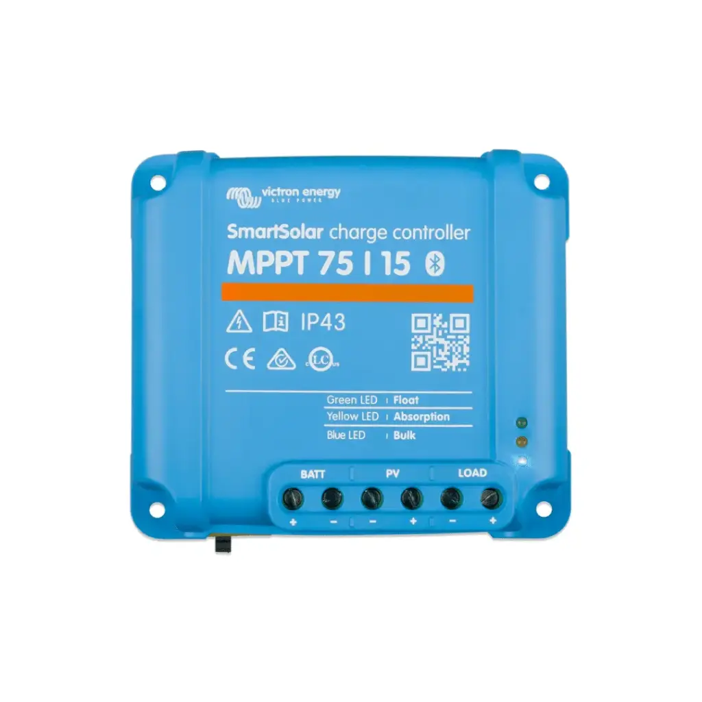 Controlador de carga SmartSolar MPPT 75/15 12/24V Voc:75V In:15A VE.Direct VICTRON ENERGY SCC075015060R