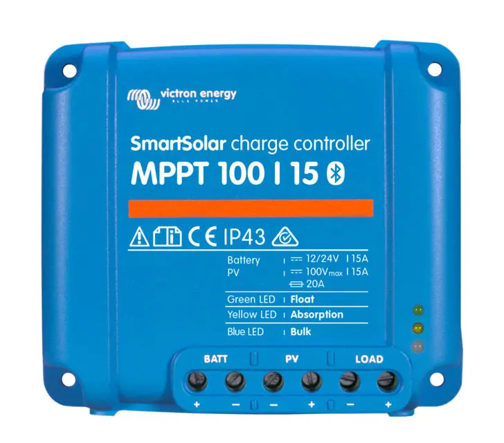 Controlador de carga SmartSolar MPPT 100/15 12/24V Voc:100V In:15A VE.Direct VICTRON ENERGY SCC110015060R