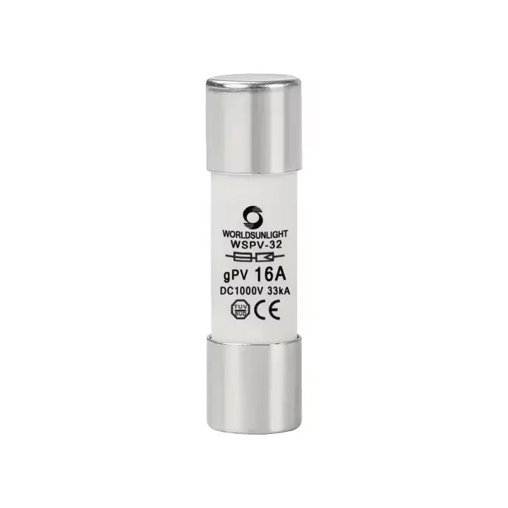 Fusible DC - Solar - 1000Vdc 10x38 - 6A / 10A / 15A / 20A / 25A / 30A / 32A