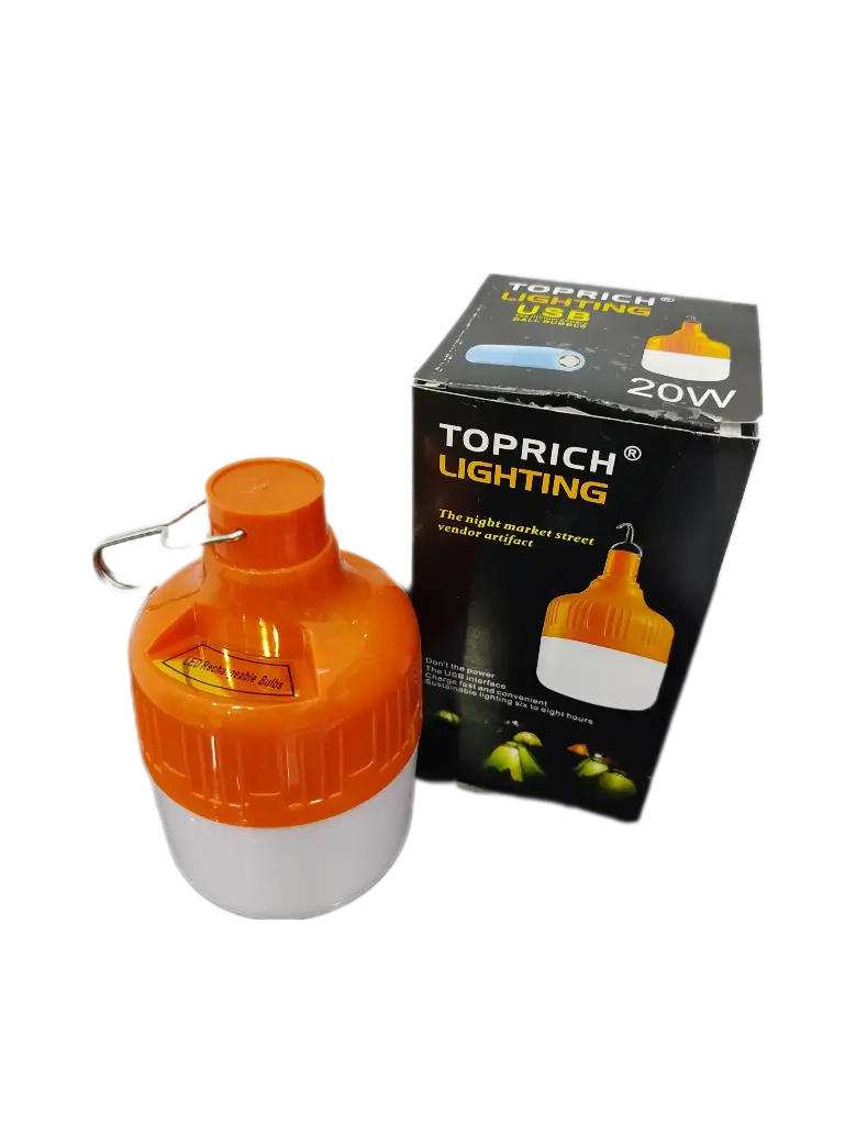 BOMBILLO RECARGABLE 20W