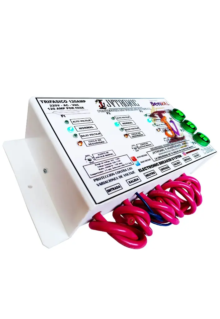 Trifásico 220v 120Amp Protector de Voltaje ,Residencial, Comercial, Industrial