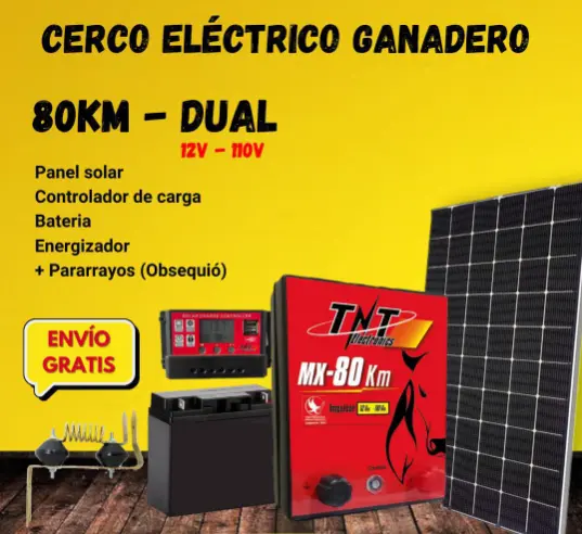 Kit Dual 80Km Panel Solar