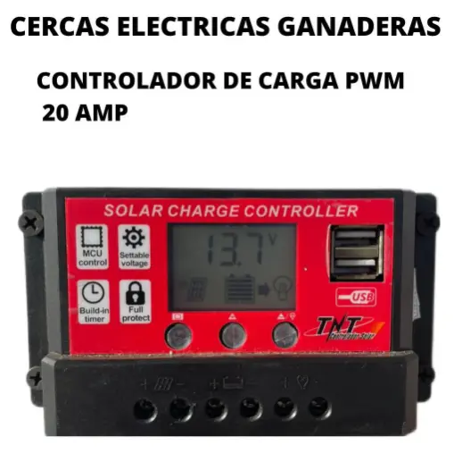 Controlador de carga 20amp
