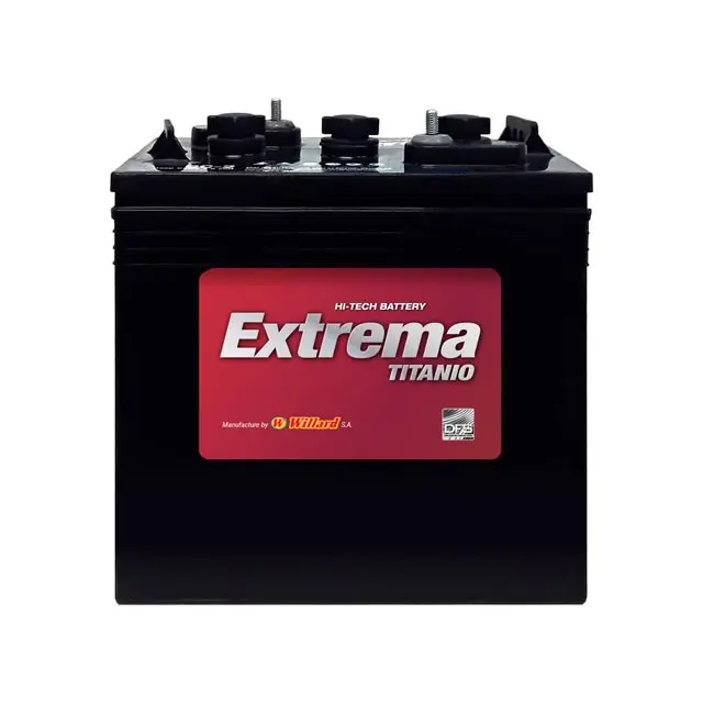 BATERIA 6V-190AH @ 20Hr MARCA EXTREMA TITANIO WET ACIDO PLOMO  MODELO GC2-190 Ciclo profundo, COLOMBIA.