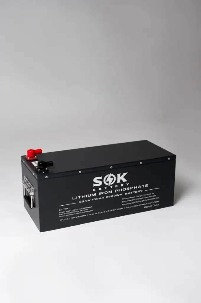 SOK 24V 100Ah LiFePO4 Battery Bluetooth BMS