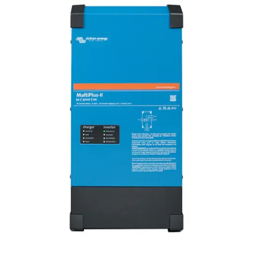 Inversor cargador MultiPlus II 24/3000/70-50 2x120V 3kVA 24VDC Input: F div. 120/240VAC ó 1F 120VAC Output: 2x120VAC VICTRON ENERGY PMP242305130