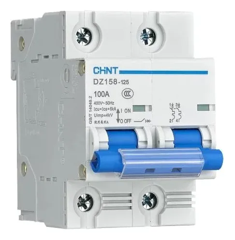 Termomagnético 2 polos 80A - Chint NXB C80 Breaker 2x80A
