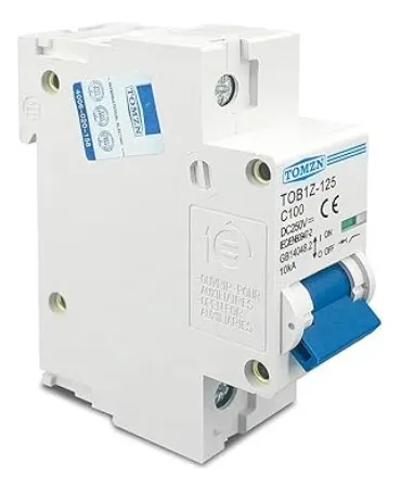 Termomagnético DC 1 polo 100A - Breaker DC 1x100A