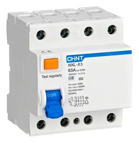 Disyuntor Diferencial - RCD - 4x63A