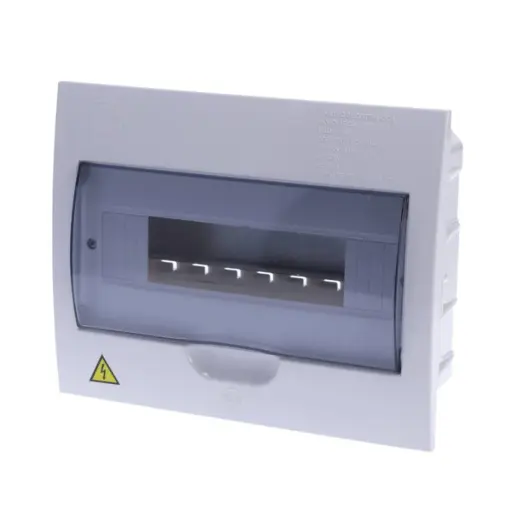 Tablero con Riel de 12 Circuitos - Basico 12P