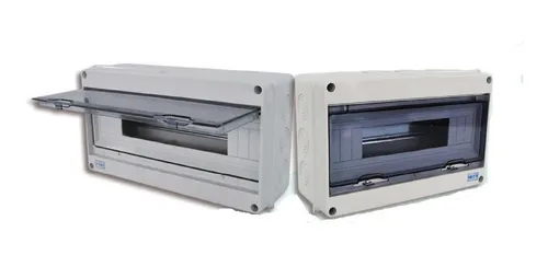 Tablero con Riel Estándar de 12 Circuitos plástico Empotrar - Estándar 12P