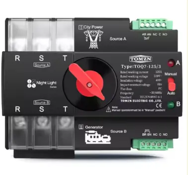 Transferencia Automática 3 Polos 125A Control 220V - ATS 3x125A