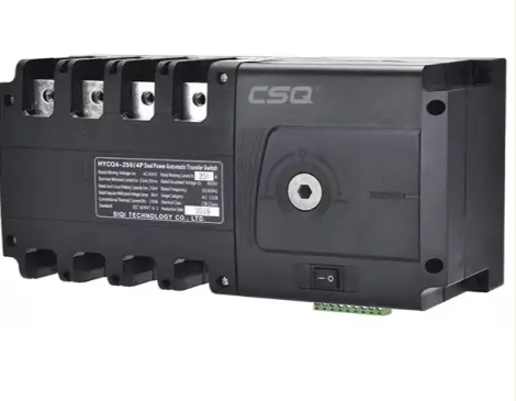 Transferencia Automática Motorizada 4 Polos 125A Control 220V - ATS 4x125A