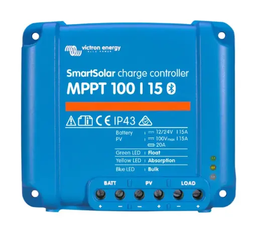 Controlador de carga SmartSolar MPPT 100/15 12/24V Voc:100V In:15A VE.Direct VICTRON ENERGY SCC110015060R