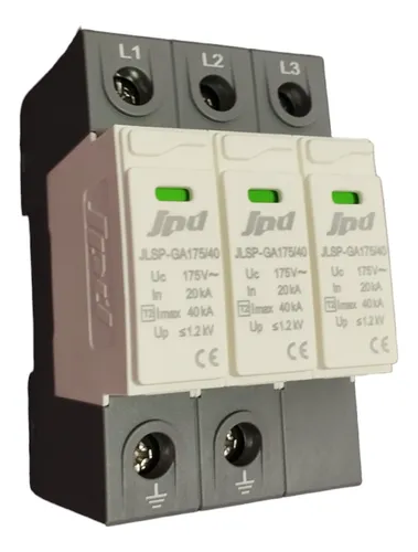 Supresor de Picos 3 Polos Uc=175V T2 40kA - DPS/SPD 3x175V 40kA