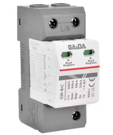 Supresor de Picos 1 Polo Uc=385V T1 Iimp=50kA - DSP/SPD 1x385V T1