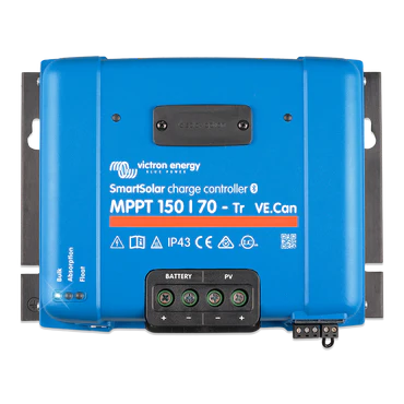 Controlador de carga SmartSolar MPPT 150/70-Tr VE.Can 12/24/48V Voc:150V In:70A VE.Can/VE.Direct/Bluetooth VICTRON ENERGY SCC115070411