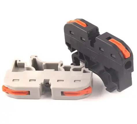 Conector Rapido Tipo Bornera - Riel DIN - 32A (10 unidades)