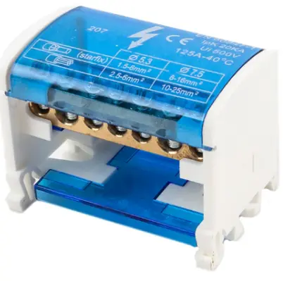 Repartidor 2 Polos 2x7 125A Bornera Multiple