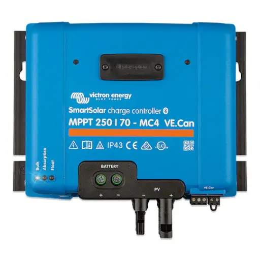 Controlador de carga SmartSolar MPPT 250/70-Tr VE.Can 12/24/48V Voc:250V In:70A VE.Can/VE.Direct/Bluetooth VICTRON ENERGY SCC125070421