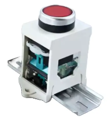 Base adaptadora para Riel DIN a Accesorios de 22mm