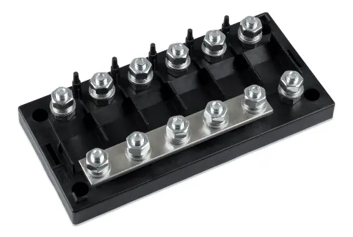 Portafusible de 6 vías para Mega Fusible Modular fuse holder for MEGA-fuse VICTRON ENERGY CIP050060000