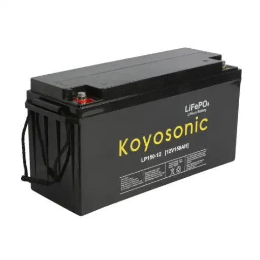 Batería de litio LiFePO4 1,28kWh 12,8V 100A KOYOSONIC LFP100-12 4000 ciclos 10,8kg