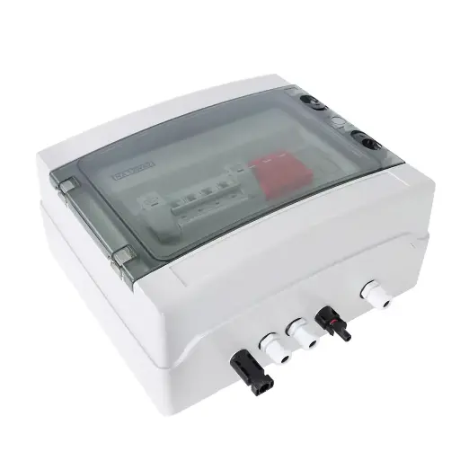 Caja combinadora WSDB-PV1/1 1000V 2 fus 15A MCB 15A SPD 1000V Worldsunlight