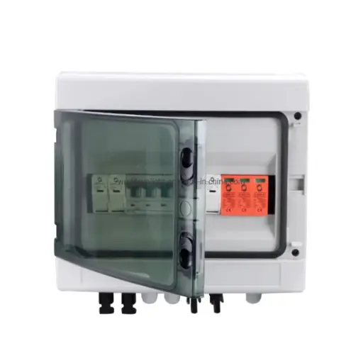 Caja combinadora WSDB-PV2/1 1000V 4 fus 15A MCB 32A SPD 1000V Worldsunlight