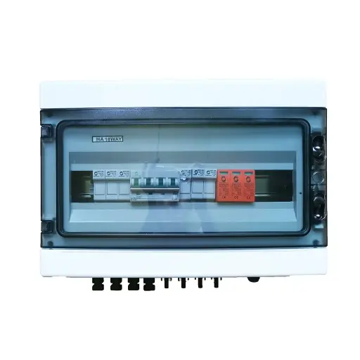Caja combinadora WSDB-PV3/1 1000V 6 fus 15A MCB 50A SPD 1000V Worldsunlight