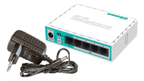 ROUTERBOARD (HEX LITE) 5 PUERTOS FAST ETHERNET 64MB RAM