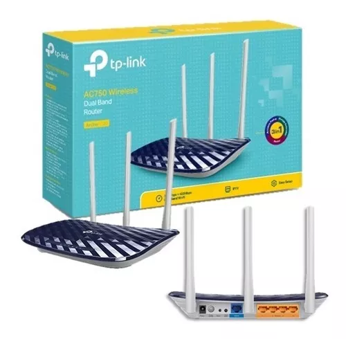 ROUTER WI-FI AC750 DOBLE BANDA 300 MBPS 802.11AC 3 ANTENAS