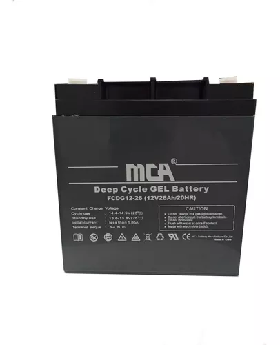 BATERÍA 12V 26AH MCA