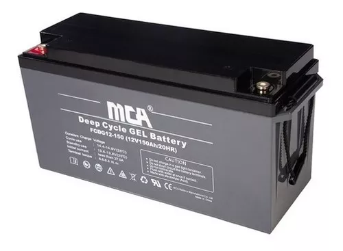 BATERÍA 12V 150AH GEL CICLO PROFUNDO MCA