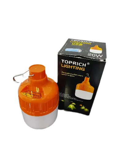 BOMBILLO RECARGABLE 20W
