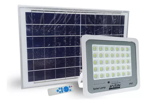 REFLECTOR LED CON PANEL SOLAR 100W