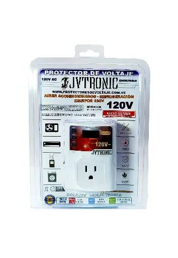 Protector Individual Enchufable Digital 110v A/A, Refrigeración, multipropósito.