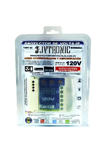 Protector Individual DIGITAL Bornera 110v JVTRONIC REFRIGERACIÓN A/A TRABAJO PESADO.
