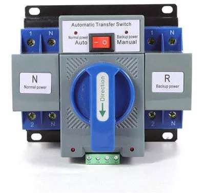 INTERRUPTOR DE TRANSFER AUTOMATICO DOBLE 2P 63A
