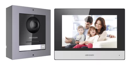 KIT DE VIDEOPORTERO /PANTALLA A COLOR 7"/MICRÓFONO INCORPORADO /ALTAVOZ/ + SWITCH POE 4 PUERTOS