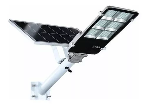 LÁMPARA LED DE POSTE 300W CON PANEL SOLAR 