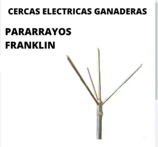 Pararrayos de 3 puntas