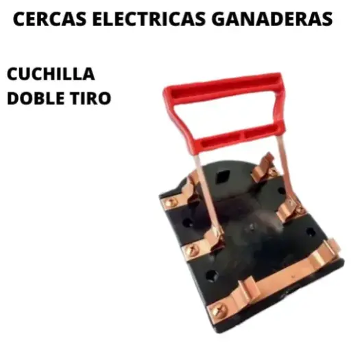 Cuchilla doble tiro