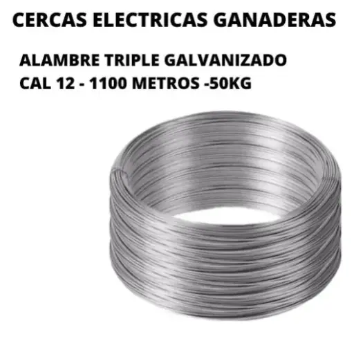 Alambre Triple Galvanizado CAL12