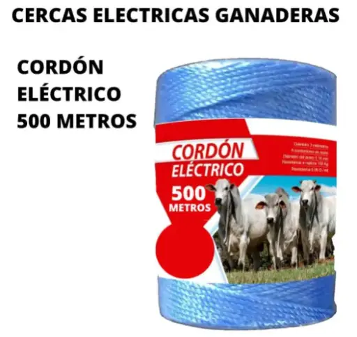 Cordón Cerca Eléctrica Ganadera 500m