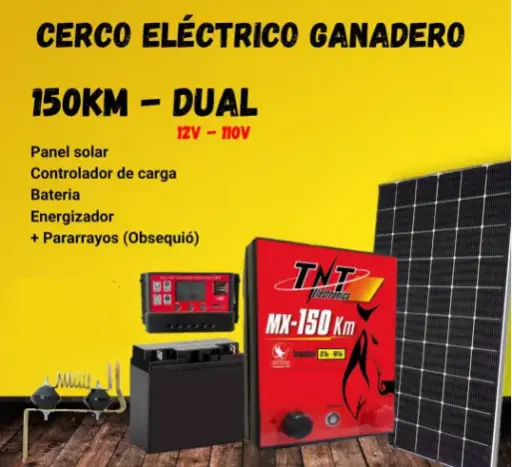 Kit Dual 150Km con Panel Solar