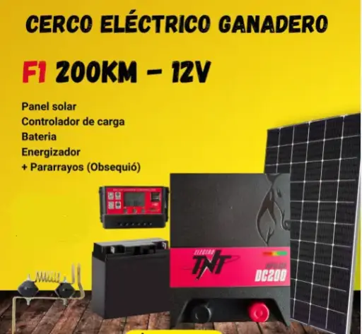 Kit 12V 200Km Panel solar