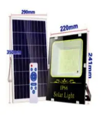 REFLECTOR SOLAR CON PANEL Modelo: REFLEC01 200W