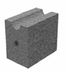 BLOQUE DE LASTRE DE CONCRETO PARA FIJACION DE PANELES SOLARES