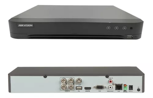 DVR 4 CANALES TURBO HD ACUSENSE 4MP + 2 IP 6MP / VIDEO ANÁLISIS HUMANO Y VEHICULAR / 1 SATA / 1 AUDIO 